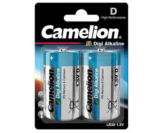ტუტეს ელემენტი D ზომა LR20-BP2DG Camelion — ელემენტები და ბატარეები
